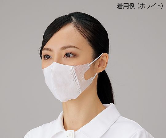 ティティメディカル 3層立体メリットマスクプラス ホワイト 50枚入 1箱(ご注文単位1箱)【直送品】