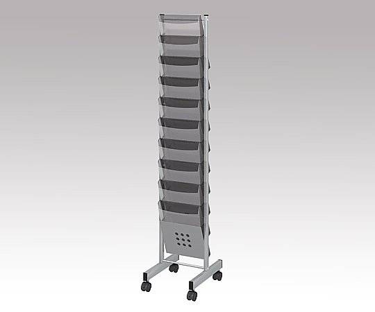 アズワン パンフレットスタンド 1列×10段 PS-110 1個(ご注文単位1個)【直送品】