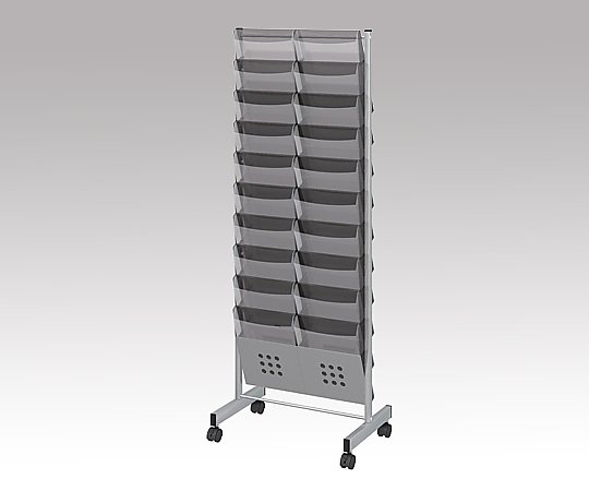 アズワン パンフレットスタンド 2列×10段 PS-210 1個(ご注文単位1個)【直送品】