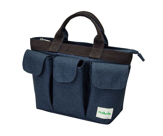 ナビス(アズワン) 手提げバッグ ネイビー 1個(ご注文単位1個)【直送品】