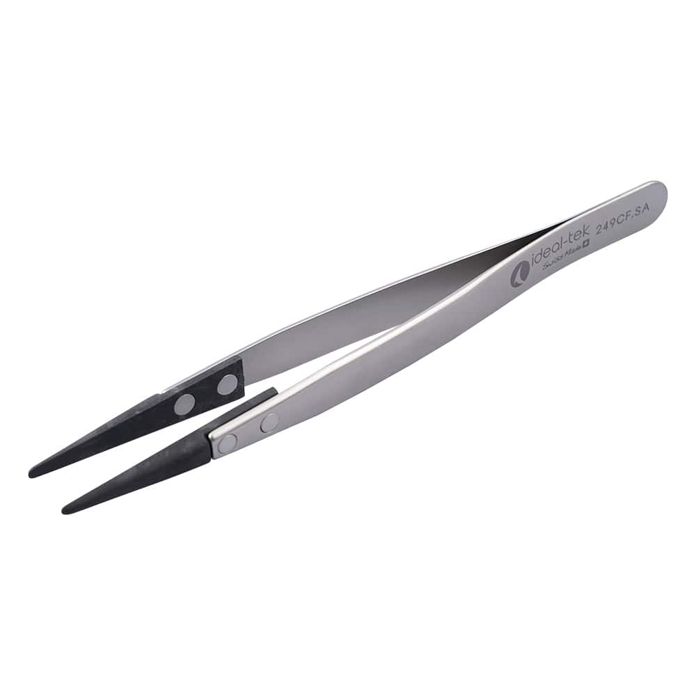 IDEAL-TEK カーボンファイバーピンセット 249CF 1本(ご注文単位1本)【直送品】