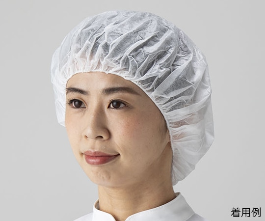 東洋リントフリー ディスポ不織布ヘアーネット(ライトキャップ) 100枚入 877003 1箱(ご注文単位1箱)【直送品】