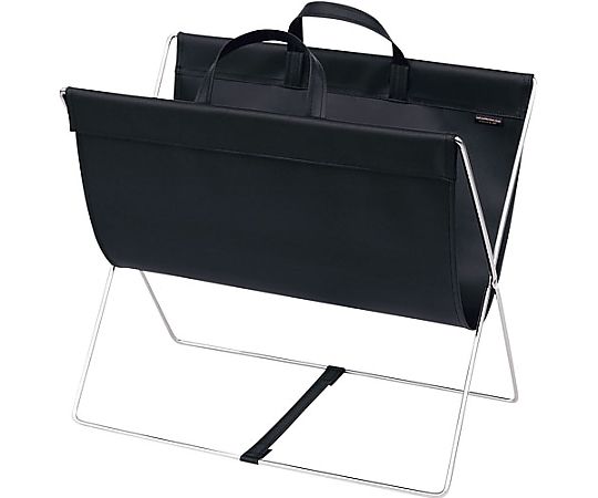 サキ セルフワゴン・レザー調PVC ブラック R-357 1個(ご注文単位1個)【直送品】