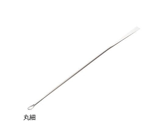 アズワン ミクロスパーテルSCC　180mm　丸細　10本入　 1袋（ご注文単位1袋）【直送品】