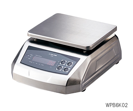 アズワン 防塵防水電子天秤（IP68規格準拠）　3000g　WPB3K01 1個（ご注文単位1個）【直送品】