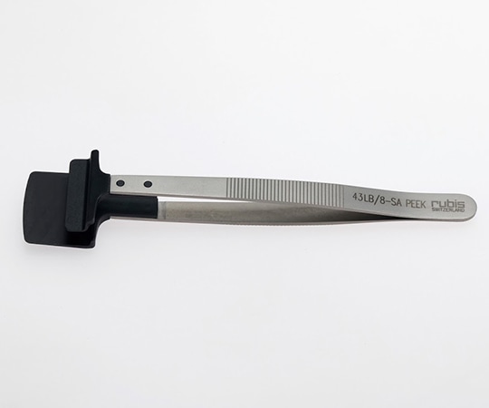 RUBIS ウェハー用ピンセット 43LB-8PEEK 1本(ご注文単位1本)【直送品】