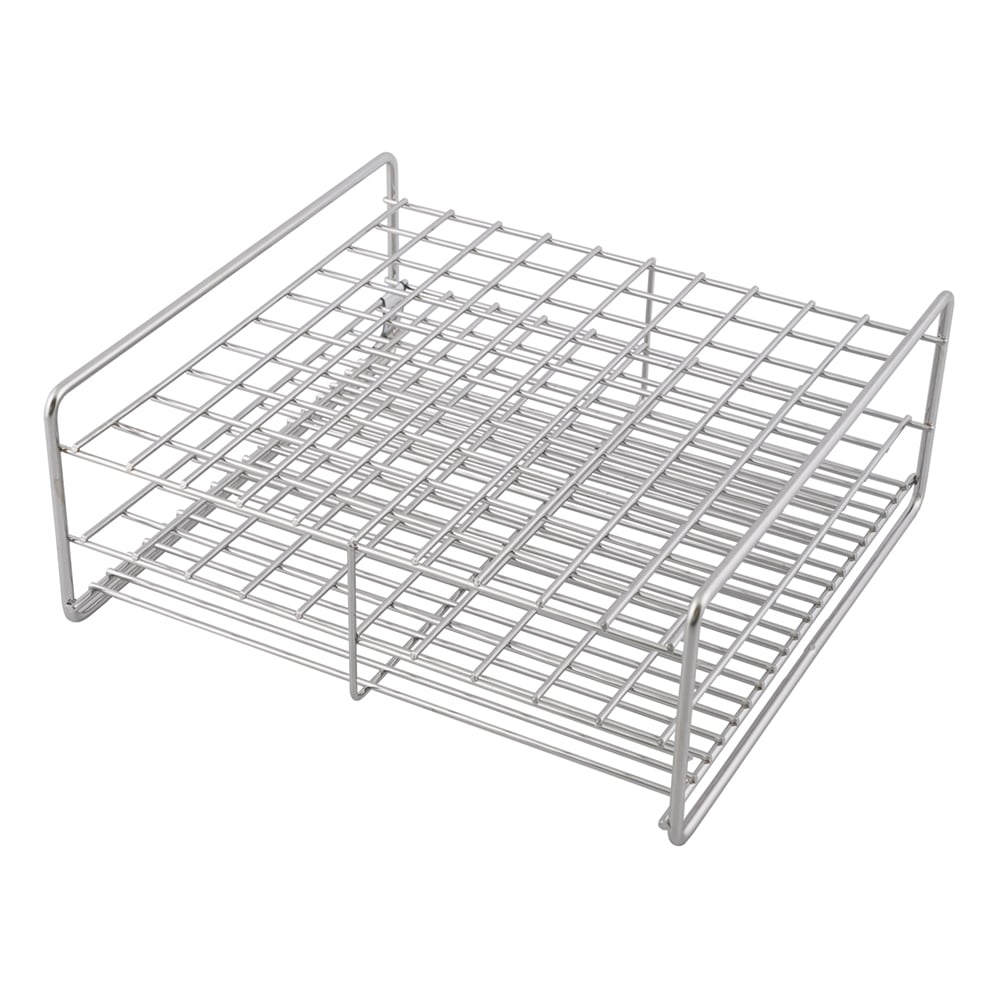 三和化研工業 ステンレス製試験管立 φ15mm 10×10配列 SS15-100 1個(ご注文単位1個)【直送品】
