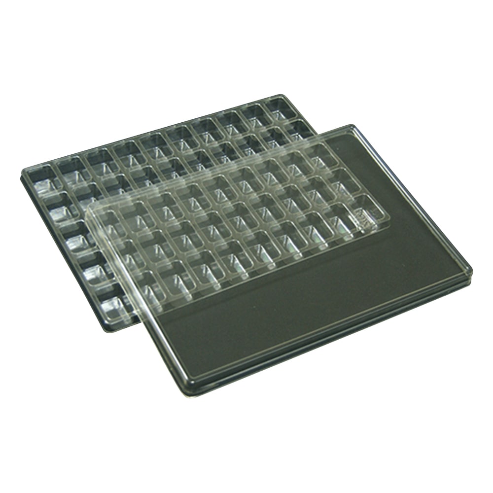 アズワン サンプル保管トレー 5枚入 210×297×20mm 5×10マス T-011-50S 1セット(ご注文単位1セット)【直送品】