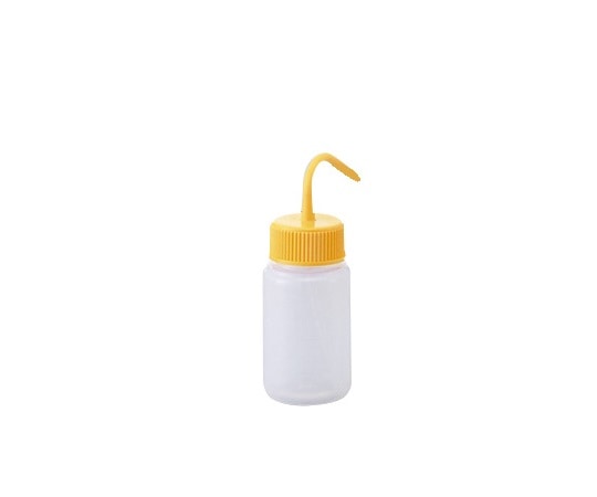 アズワン 洗浄瓶カラフルバリエ広口 イエロー 250mL 1本(ご注文単位1本)【直送品】