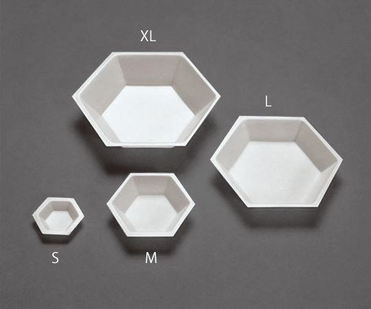Eagle　Thermoplastics 六角形PS計量皿（帯電防止）　500枚入　XL 1袋（ご注文単位1袋）【直送品】