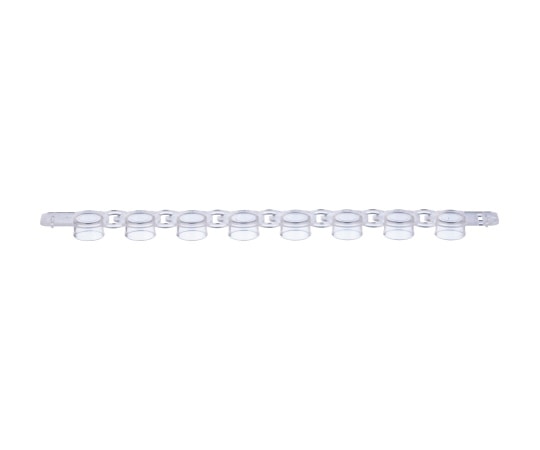 WATSON 0.2mL PCR8連フラットキャップ リアルタイムPCR用 1箱(120ストリップ入) 137-431C 1箱(ご注文単位1箱)【直送品】