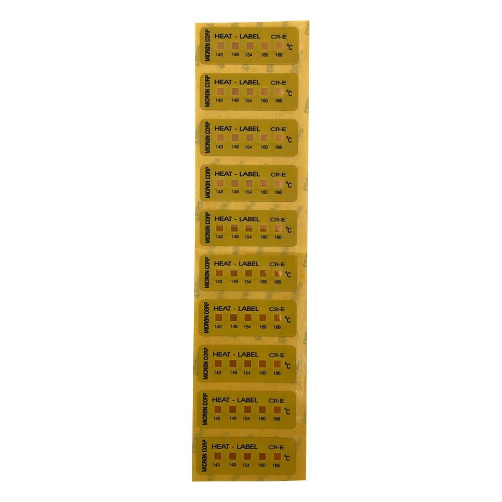ミクロン ヒートラベル（不可逆性）43mm×16mm 5点表示 1ケース（10枚入）　CR-E 1ケース（ご注文単位1ケース）【直送品】