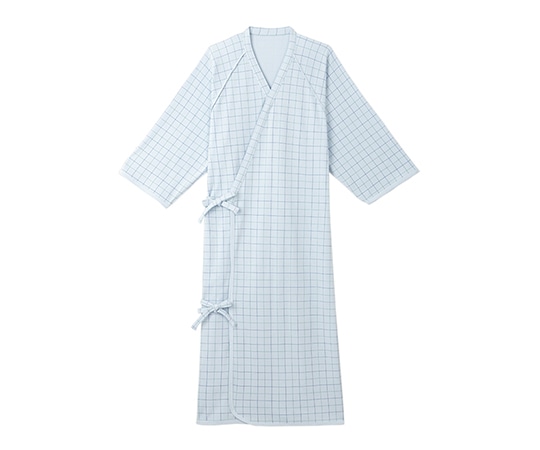 エンゼル(介護用品) ケアねまき(メリヤスタイプ) サックス LL 5075 1枚(ご注文単位1枚)【直送品】