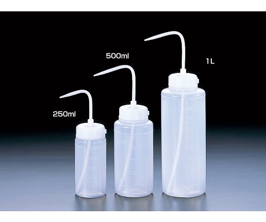 サンプラテック サンプラR　丸型洗浄瓶（広口タイプ）　500mL　02118 1本（ご注文単位1本）【直送品】