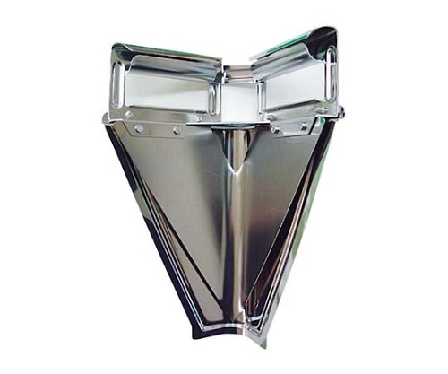 新考社 オールステンレス Vカッター(L)S-0085 8055200 1個(ご注文単位1個)【直送品】