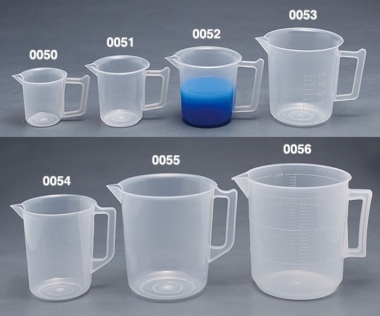 瑞穂化成工業 PP手付きビーカー 200mL 0051 1個(ご注文単位1個)【直送品】