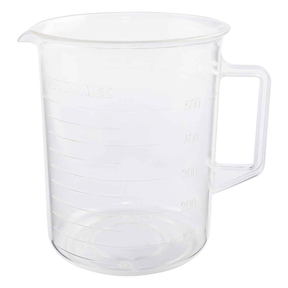 アズワン TPX手付きビーカー 500mL 1個(ご注文単位1個)【直送品】