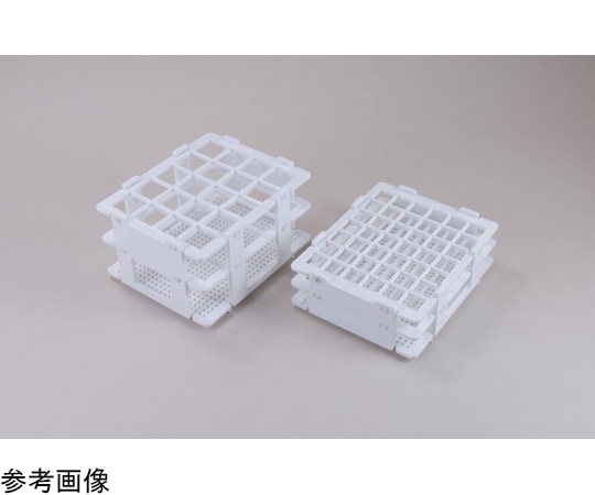 アズワン PP製 組立式チューブラック 129×106×45mmタイプ 16mm用×30本 1個(ご注文単位1個)【直送品】