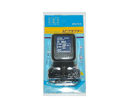 パトス ACアダプター 12V/0.5A DK072A 1個(ご注文単位1個)【直送品】