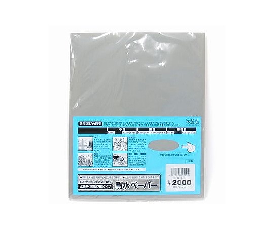 三共理化学 耐水紙ヤスリ(袋入り) #2000 1枚(ご注文単位1枚)【直送品】