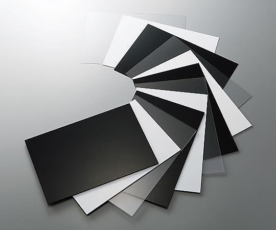 アズワン 塩化ビニル板　200×300×1t　黒　EB231-7 1枚（ご注文単位1枚）【直送品】