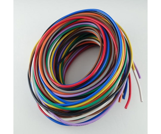 サンコー電商 UL1007AWG22電線(2m×10色入り) UL1007AWG22-2X10 1袋(ご注文単位1袋)【直送品】