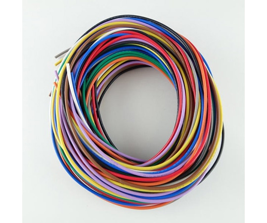 サンコー電商 UL1007AWG28電線(2m×10色入り) UL1007AWG28-2X10 1袋(ご注文単位1袋)【直送品】