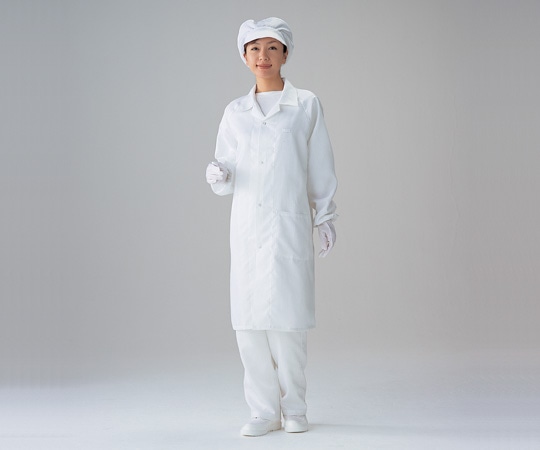 アズワン 無塵衣AS240C（男女兼用コート）M　AS240C M 1着（ご注文単位1着）【直送品】