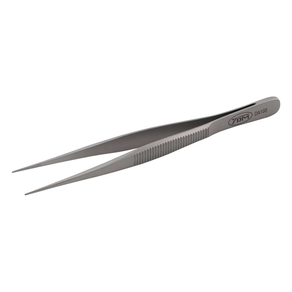 YDM ピンセット(ミディアム)無鈎 1×100mm DA10S(83021) 1本(ご注文単位1本)【直送品】