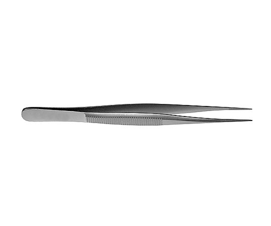 YDM マイクロピンセット 直 無鈎 溝付き 110mm DB23S 1本(ご注文単位1本)【直送品】