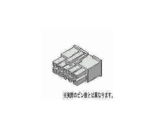 日本モレックス 4.2mmピッチニューミニフィットハウジング4極 5557-04R 1個（ご注文単位1個）【直送品】