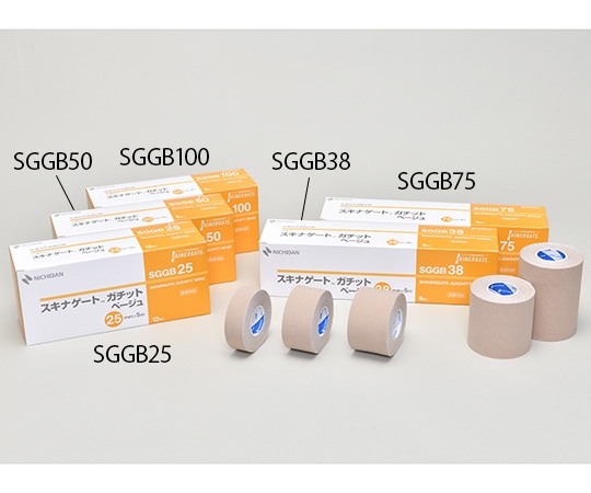 ニチバン スキナゲートガチット　ベージュ　38mm×5m　8巻入　SGGB38 1箱（ご注文単位1箱）【直送品】