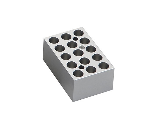 DLAB ミニドライブロックバス 2mL×15本用ブロック 18900428 1個(ご注文単位1個)【直送品】
