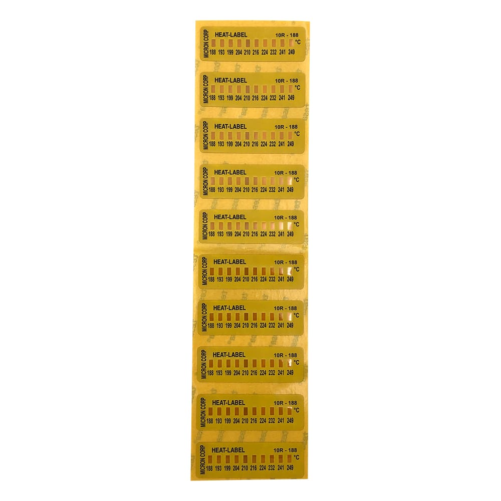 ミクロン ヒートラベル（不可逆性）10点表示 1箱（10枚入）　10R-188 1箱（ご注文単位1箱）【直送品】