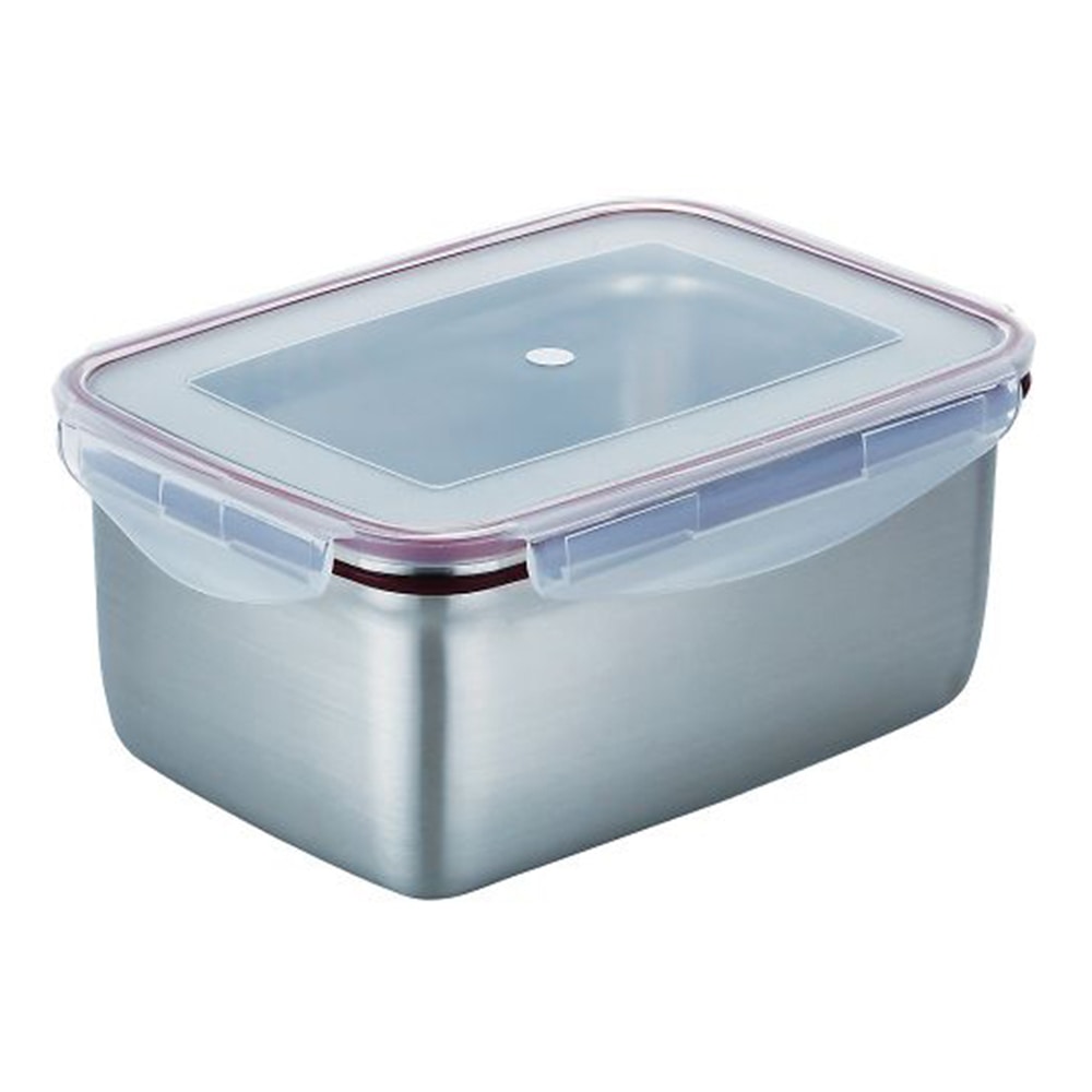アズワン ステンレス角型容器（ロックタイプ）　3400mL　No.9 1個（ご注文単位1個）【直送品】