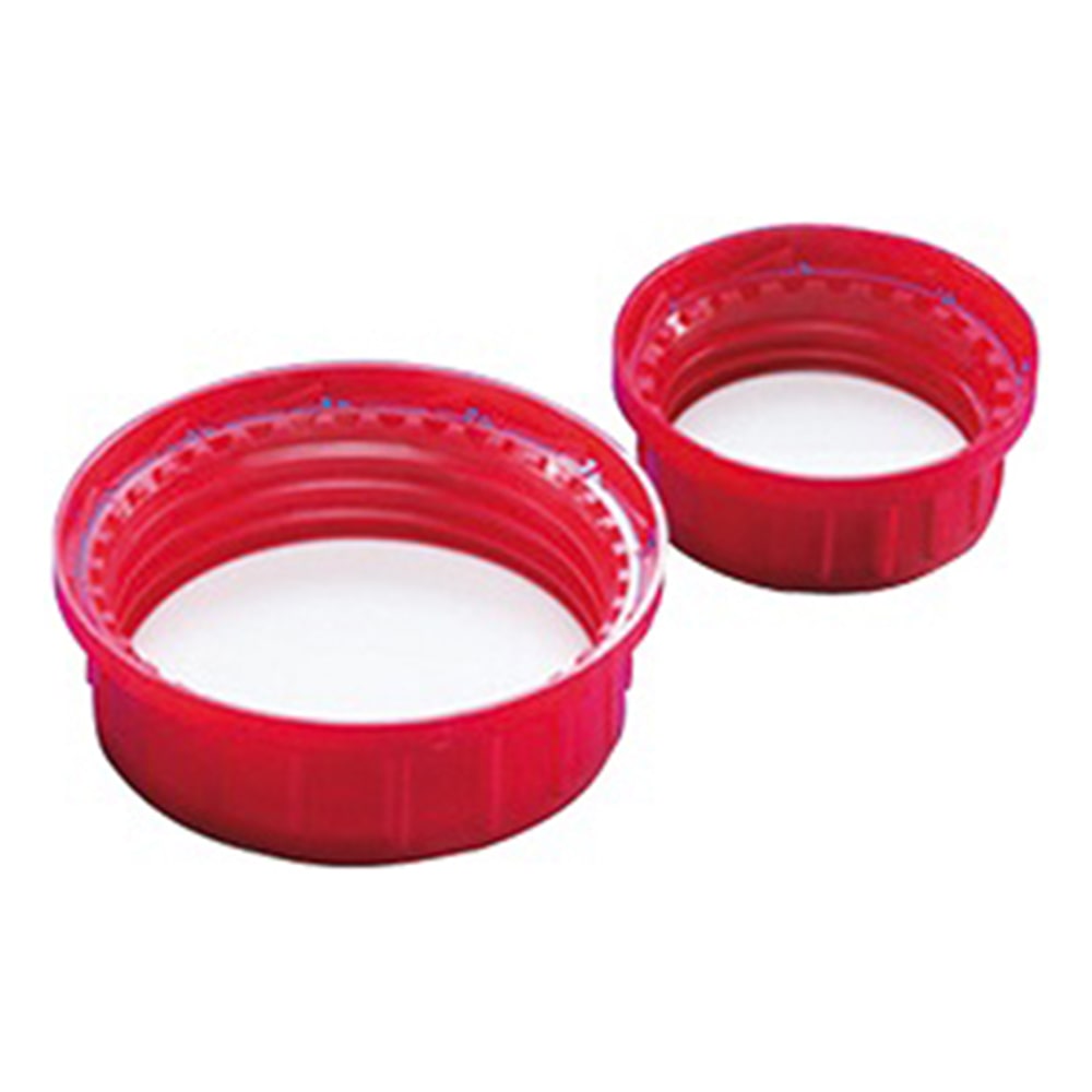 KAUTEX 広口角瓶用キャップ 100mL用 赤 2000083761 1個(ご注文単位1個)【直送品】