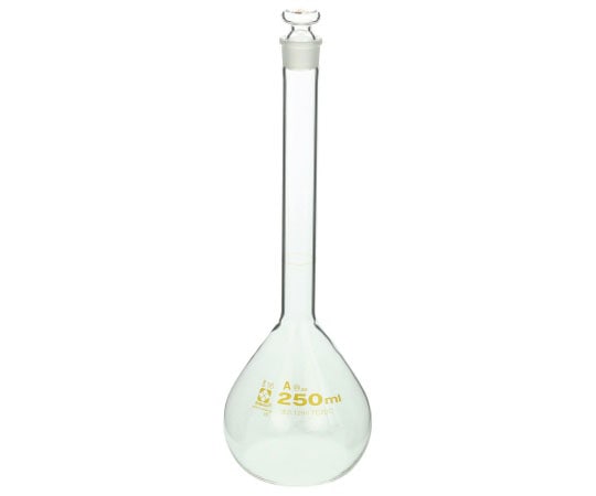 柴田科学 メスフラスコ(全量フラスコ・スーパーグレード) 透明 250mL 020060-250 1個(ご注文単位1個)【直送品】