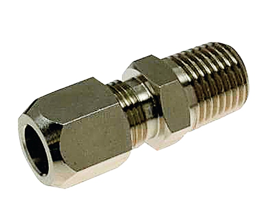 イシグロ 黄銅製リング継手　ハーフユニオン　Φ6mm　R1/2　IVL-UC-1104R-BS 1個（ご注文単位1個）【直送品】
