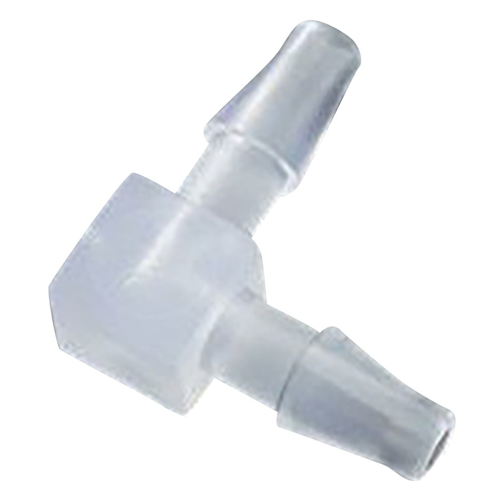 Nordson MEDICAL ミニフィッティング L型同径(適合チューブ内径4mm)1袋(10個入) VFL406 1袋(ご注文単位1袋)【直送品】