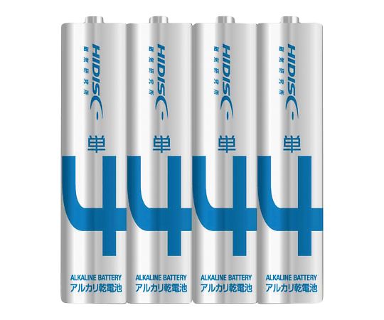 磁気研究所 アルカリ乾電池 単4形 4本入 HDLR03/1.5V4P 1パック(ご注文単位1パック)【直送品】