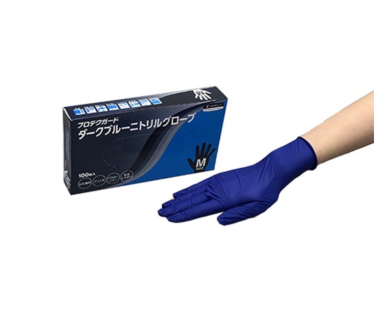 クレシア プロテクガードダークブルーニトリルグローブM 1ケース(100枚入) 69360 1箱(ご注文単位1箱)【直送品】
