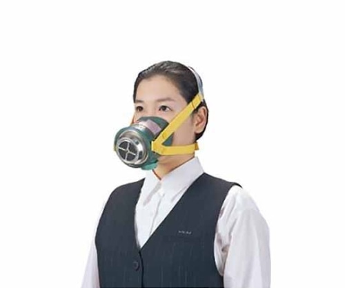 重松製作所 火災避難用保護具 ミニケムラーⅢ 07060 1個(ご注文単位1個)【直送品】
