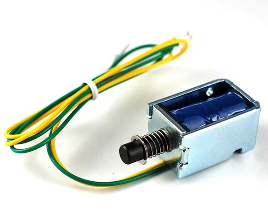 アズワン ソレノイド プッシュ型 H10-0630-PUSH-12 1個(ご注文単位1個)【直送品】