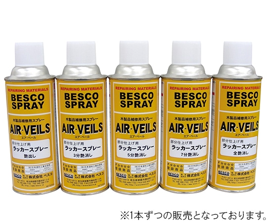 BESCO ラッカースプレー<3分艶消し> 1本(ご注文単位1本)【直送品】