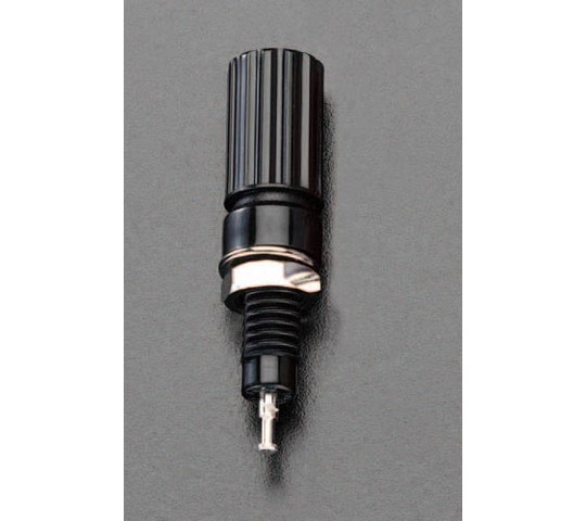 エスコ 8.0mm/黒 ターミナル EA940DP-5 1個(ご注文単位1個)【直送品】