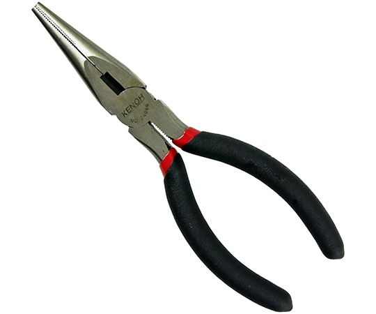 KENOH ブラックG ラジオペンチ 150mm 1個(ご注文単位1個)【直送品】
