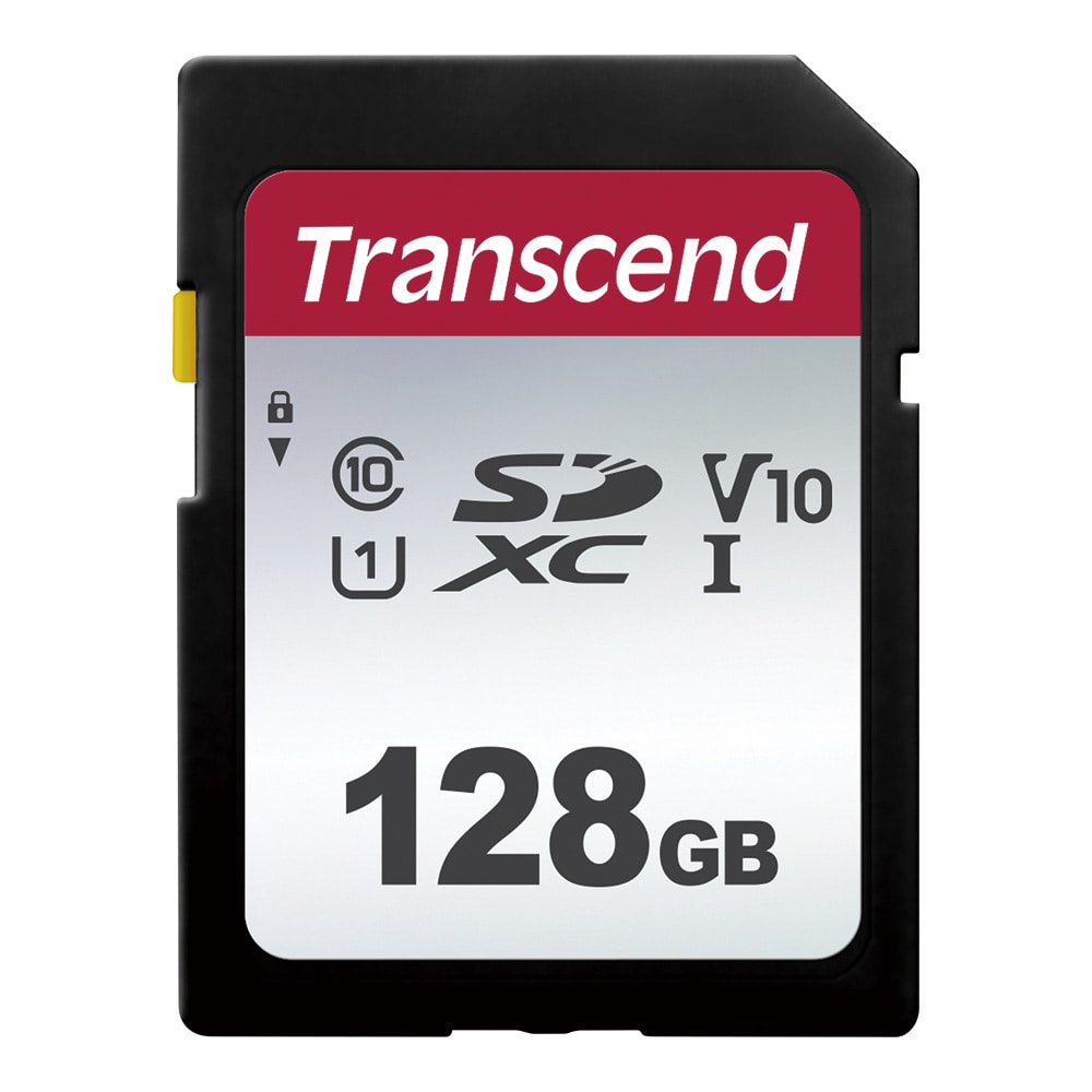 トランセンド SDカード 128GB TS128GSDC300S 1個(ご注文単位1個)【直送品】