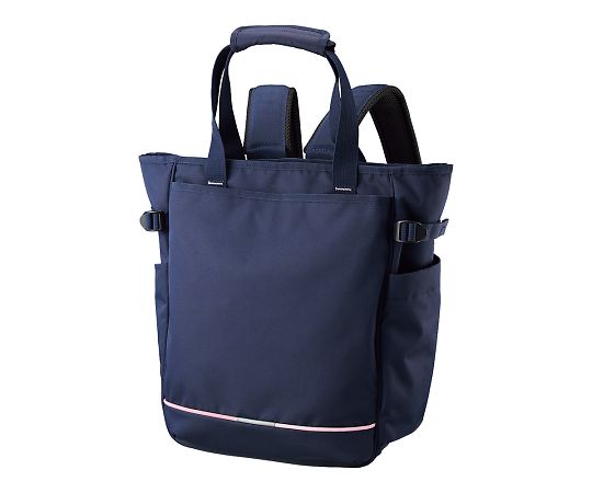 サンアロー 訪問トートバッグ フリー ネイビー KZN903-18 1個(ご注文単位1個)【直送品】