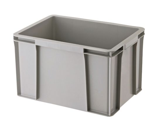 トラスコ中山 THC型コンテナ 有効内寸375×245×244 グレー THC-24B-GY 1個(ご注文単位1個)【直送品】