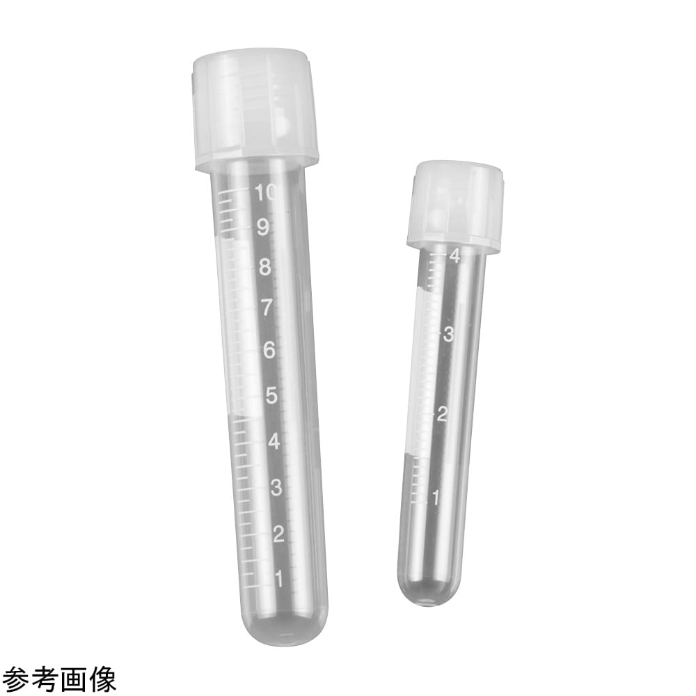 MTC Bio 2ポジションキャップ付ラウンドチューブ(DuoClick)5mL γ線滅菌済個包装・目盛有 500本入 T8734 1箱(ご注文単位1箱)【直送品】
